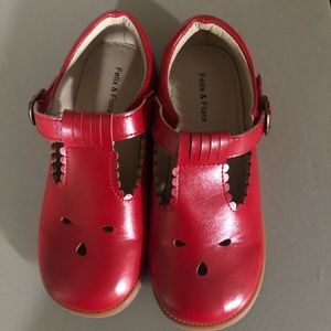 Felix and Flora Red Girl’s Shoes Size 13